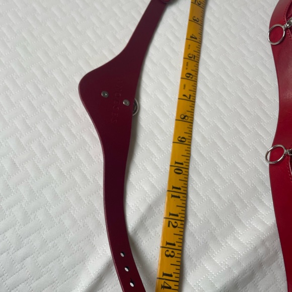Anoeses red leather 3 piece set - Picture 8 of 16
